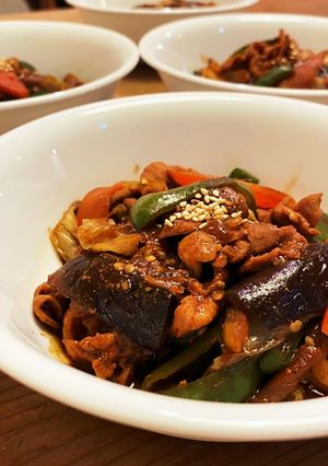ガッツリ 豚こまの味噌炒め-レシピのメイン写真