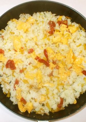 梅干したくあん炒飯♪簡単アレンジ-レシピのメイン写真