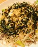 市販サラダ活用●サイコロ豆腐＆海苔サラダ