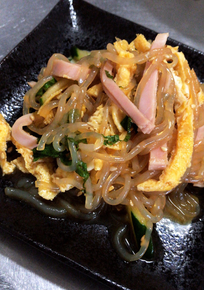しらたき冷やし中華風サラダ-レシピのメイン写真