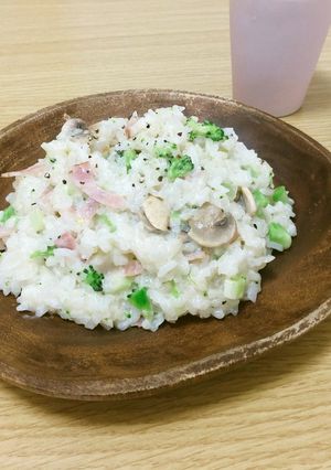 ブロッコリーのクリームリゾット風-レシピのメイン写真