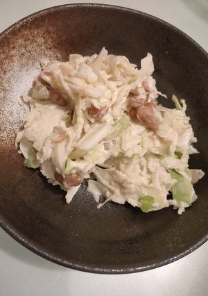 納豆とキャベツのサラダ-レシピのメイン写真