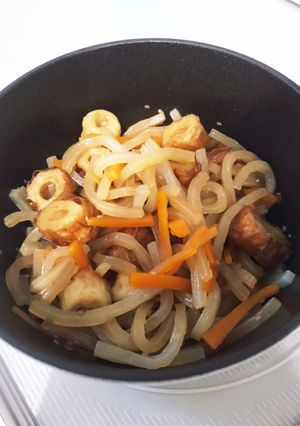 こんにゃくと竹輪のきんぴら-レシピのメイン写真