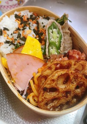 れんこんチップ弁当-レシピのメイン写真