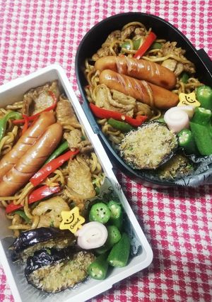 高校男子弁当♡焼きそば9/17-レシピのメイン写真