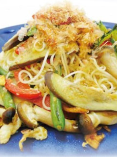 夏野菜たっぷり!そうめんチャンプルー-レシピのメイン写真