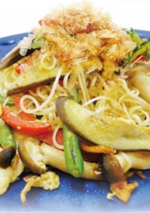 夏野菜たっぷり!そうめんチャンプルー-レシピのメイン写真
