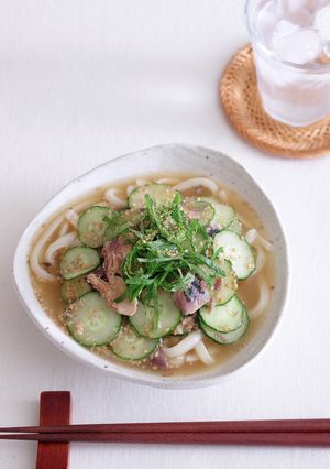 冷凍うどんで簡単！冷や汁風うどん-レシピのメイン写真