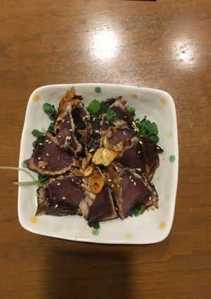 おいしい！カツオのたたきのサラダ-レシピのメイン写真
