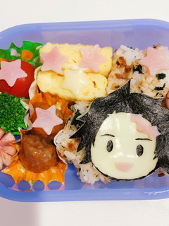 鬼滅の刃 ★ 炭治郎 簡単 キャラ弁-レシピのメイン写真