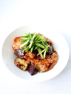 ガッツリ!ご飯に合う【豚茄子の味噌炒め】-レシピのメイン写真