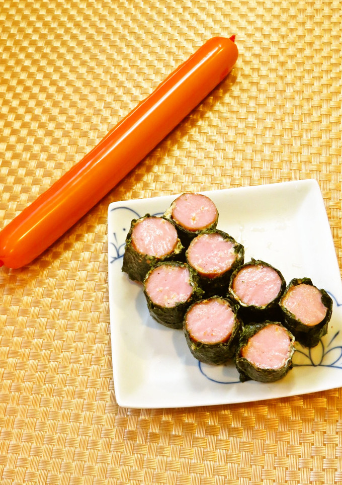 ☺簡単おかず♪のり巻き魚肉ソーセージ☺-レシピのメイン写真