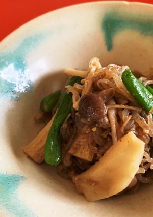 シシトウと糸こんにゃくの味噌炒め-レシピのメイン写真