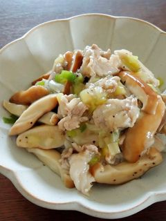 豚肉と椎茸のねぎ塩だれ丼-レシピのメイン写真