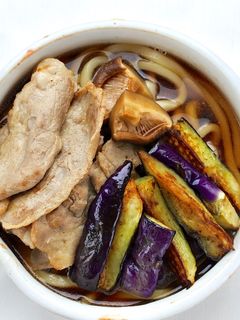 ★簡単★鴨なすうどん-レシピのメイン写真