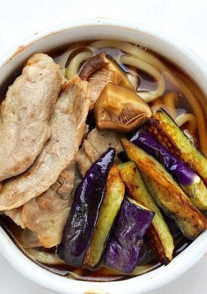 ★簡単★鴨なすうどん-レシピのメイン写真