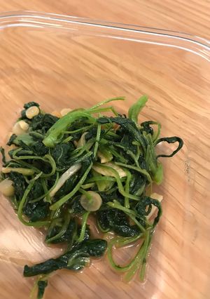 二十日大根の葉っぱの炒め物-レシピのメイン写真