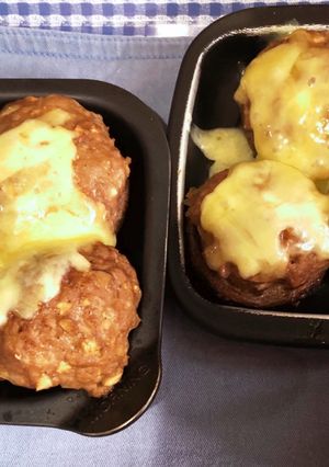 椎茸の肉詰め+チーズ-レシピのメイン写真