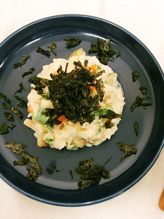 鍋の〆に!磯薫る、豆乳鍋リゾット-レシピのメイン写真
