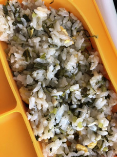 簡単離乳食☆大根葉(小松菜)しらす炒飯-レシピのメイン写真