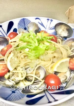 レモン爽やか♫あさりとセロリのパスタ♫-レシピのメイン写真