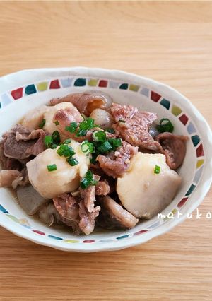 牛すじと里芋の煮物-レシピのメイン写真