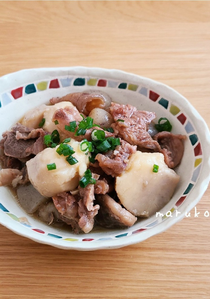 牛すじと里芋の煮物-レシピのメイン写真