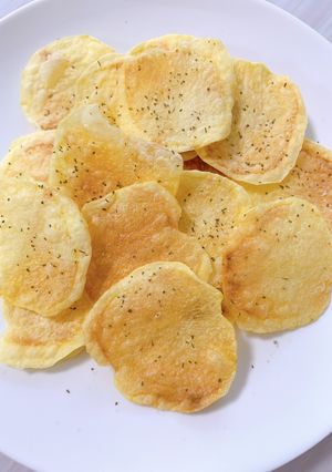 ダイエットおやつ　揚げないポテトチップス-レシピのメイン写真