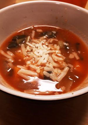 簡単★野菜ジュースで栄養たっぷりスープ-レシピのメイン写真