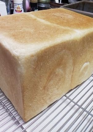 【備忘録】リーンな焼き上がりの角食パン-レシピのメイン写真