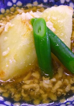 【病院】揚げじゃがそぼろあん【給食】-レシピのメイン写真