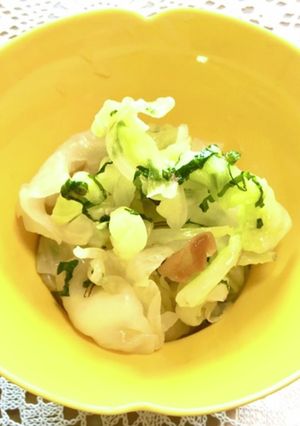 シャキッ!パリッ!美味キャベツの香味漬け-レシピのメイン写真
