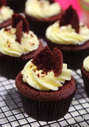 混ぜるだけカップケーキRedVelvet-レシピのメイン写真