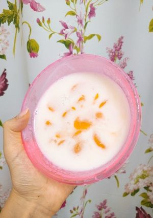 みかん入り牛乳寒天！-レシピのメイン写真