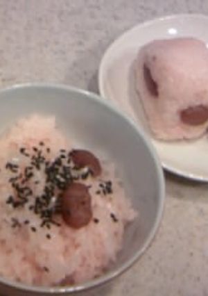 １時間で作るレンジで北海道の甘納豆赤飯♪-レシピのメイン写真