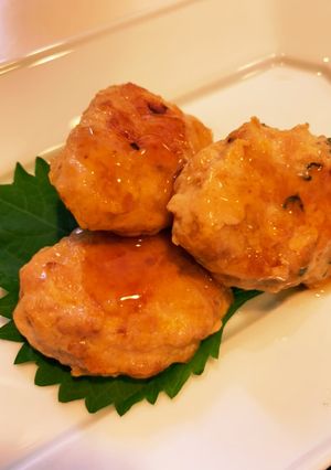 鶏ひき肉の和風ハンバーグ 〜お弁当用〜-レシピのメイン写真