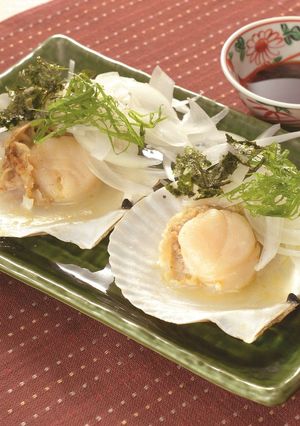 ほたての海苔バター焼き-レシピのメイン写真