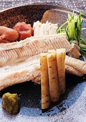 穴子の梅干し白煮-レシピのメイン写真