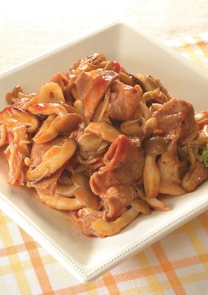 豚肉ときのこのケチャップ炒め-レシピのメイン写真