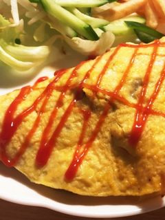 具はレンジで 懐かしオムレツ-レシピのメイン写真