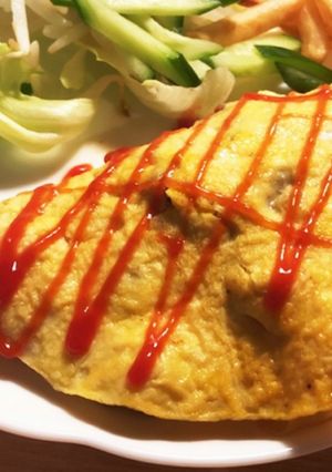 具はレンジで 懐かしオムレツ-レシピのメイン写真