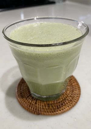 抹茶ラテ（ミルクフォーマーで作る）-レシピのメイン写真