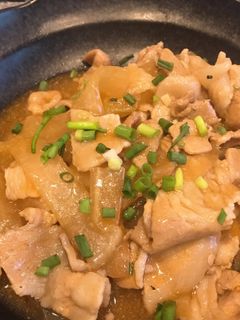 簡単 豚バラと大根のソース炒め-レシピのメイン写真