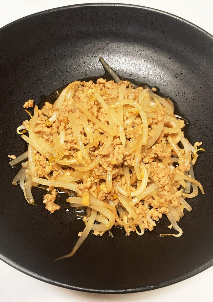 安い！うまい！もやしとひき肉の炒め物-レシピのメイン写真