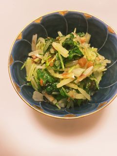 【簡単】水菜の梅和え-レシピのメイン写真
