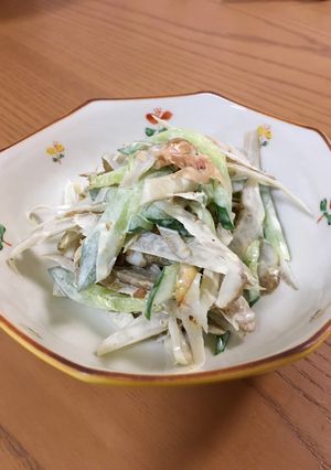 ごぼうときゅうりのわさびマヨサラダ-レシピのメイン写真