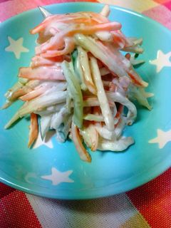 ごぼう・にんじん・きゅうりのマヨサラダ-レシピのメイン写真