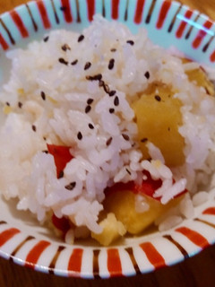 秋の味覚 さつま芋ごはん-レシピのメイン写真