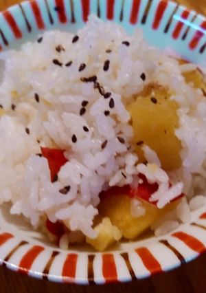秋の味覚　さつま芋ごはん-レシピのメイン写真