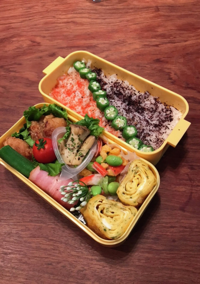 お弁当・・147ゆかりとあかりの姉妹弁当-レシピのメイン写真